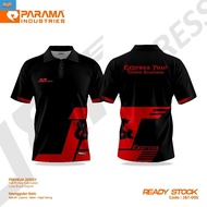 TIEQILI PARAMA Original JNT Express Jersey Full Printing Cool J&T Package Courier Driver Clothes