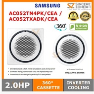 Samsung AC052TN4PKC/EA & AC052TXADKC/EA 2.0HP 360 Ceiling Cassette Inverter Air Conditioner
