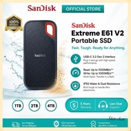 SanDisk Extreme Portable SSD E61/E81 External SSD with USB-C 3.2 Interface