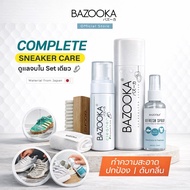 BAZOOKA SPRAY สเปรย์กันน้ำ+CLEANERชุดทำความสะอาดรองเท้า+สเปรย์ดับกลิ่น *โปรครบเซ็ต*