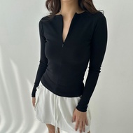 July TOP | Women's Knit Top Korean Top Women's Knit Shirt Long Sleeve Basic Long Sleeve