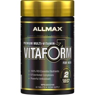 Allmax Nutrition - VITAFORM - Premium - Performance Multi-Vitamin for Men - 30-day ply - 60 Count