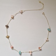 Anastasia Necklace in 14k Gold-plated chain