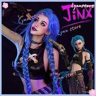 LOL Arcane TV Series JINX Cosplay Costume Arcane：League of Legends Pow-Pow Role Play Carnival Party 