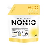獅王NONIO無口氣漱口水(淡雅草本薄荷)補充裝 950ml 日本製 (Barcode: 4903301332626)