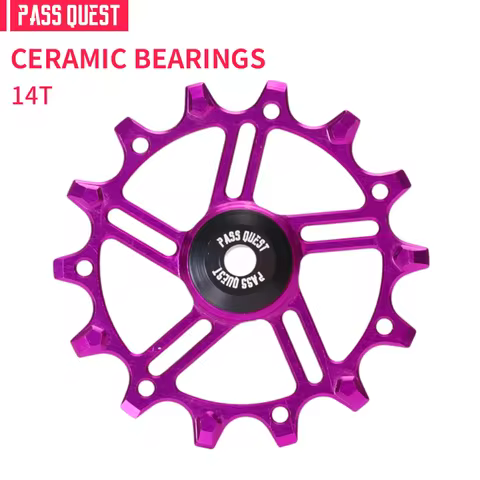 Ceramic Bearing 9.5g 12T 14T Narrow Wide Derailleur Pulley Rear Derailleur Jockey Wheel Fit for Road
