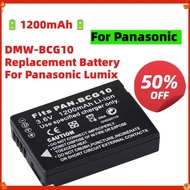 For Panasonic DMW-BCG10 Battery 3.6V 1200mAh Replacement for Lumix DMC-FS7 FS9 FS10 FP1 FP2 FP3 FP8 