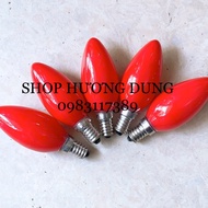 Red Light Bulb E14 25w