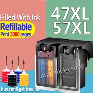 For Canon Ink 47 57 PG 47XL CL 57XL refillable ink cartridge for Canon E400 E410 E460 E480 E3170 E42
