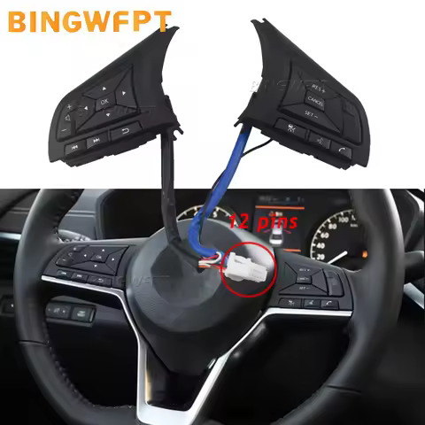 Cruise Control Steering Wheel Buttons Switch For Nissan Qashqai J11 Serena C27 2018-2019 Car Accesso