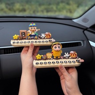 2026 Crayon Shin-Chan Temporary Parking Number Plate Moving Car Moving Phone Plate Car Upload Mobile
