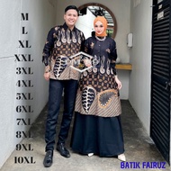 KEMEJA Couple Gamis Shirt Batik Latest Motif 2025 Big Size M L XL XXL 3XL 4XL 5XL 6XL 7XL 8XL 9XL 10
