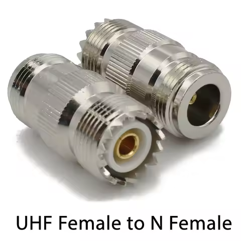 PL259 SO239 UHF Jack to N Type Plug Male / Female Coaxial Connector RF Radio Coax Adapter Kit Straig
