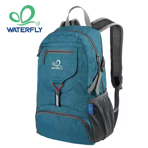 WATERFLY Small Lightweight Packable Backpack 20l Ultra Light Foldable Travel Hiking Camping Daypack 