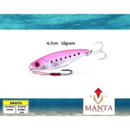 Micro jig metal lure ultralight fishing 4.7cm 10gram
