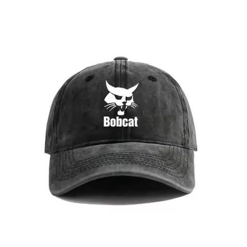 2025 Bobcat Baseball Caps Distressed Hats Cap Men Women Retro Outdoor Summer Adjustable Bobcat Heavy