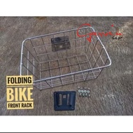 GR-013 FOLDING BIKE BASKET - FRONT RACK FOLDING BIKE BASKET