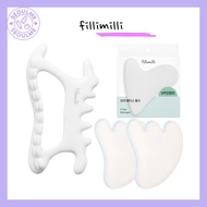 [fillimilli] V Face Gua Sha / Dual Mini Gua Sha / Ceramic Body Gua Sha