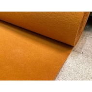 SARAYE ORANGE Velvet Carpet 0.5M X 4M [4M WIDTH] EXHIBITION EXHIBITION CARPET