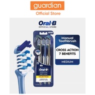 Oral-B Cross Action 7 Benefits Medium Toothbrush 1 Count