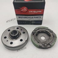 ZR RACING AUTO HOUSING WITH GEAR + AUTO CLUTCH SHOE 18T SRL110 YAMAHA LAGENDA