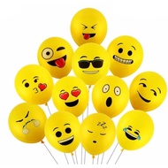 Emoticon Balloons - Emoji Balloons - Latex Balloons - Rubber Balloons - Expression Balloons - Wholes