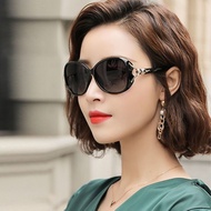 Classic Fox Head Sunglasses Camellia Large Frame Anti-Ultraviolet Glasses Running Rivers Lake Night 