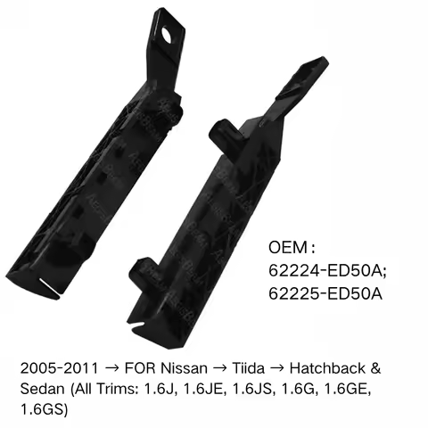 Front Bumper Retainer Bracket Spacer Support FOR Nissan Tiida Hatchback Sedan 1.6J 1.6JE 1.6JS 1.6G 