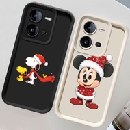 CH49 Christmas Mickey Soft Casing for VIVO Y17S V25E Y28s Y28 V25 Protective Case