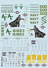 Print Scale 48-193 - 1/48 EA-6B Prowler Part 1 Scale Decal for Aircraft