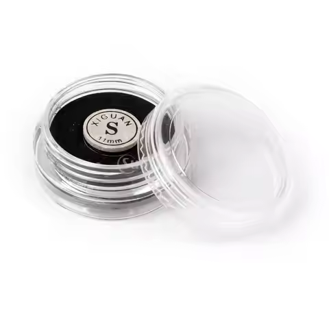 1Pcs Snooker Cue Tip with Artificial Leather Humidity Resistant Box Glue on Rate S Indoor Game Snook