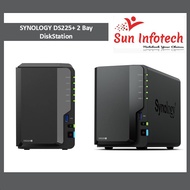 SYNOLOGY DS225+ 2 Bay DiskStation NAS. Singapore Warranty 2 Years. Plus series