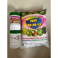 Combo 10-55-10 100g + TOTT RE 100g + TOTT 20-20-15 fertilizer 1kg