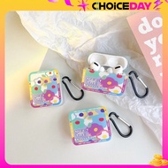 ดอกไม้ แฟชั่น เคส for สำหรับ Airpods 3 pro case เคสแอร์พอร์ต gen2 gen3 2021 AirPod 1 2  flower