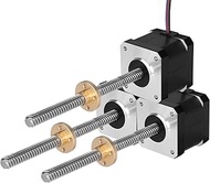 3 Pack Nema 17 Stepper Motor TR8x8 150mm with T8 Lead Screw 2 Phase 1.8‌°‌ High Torque 0.44Nm (62.31