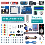 Basic Starter Kit Electronic Component Kit Compatible with Arduino, w/Power Supply Module, Jumper Wi