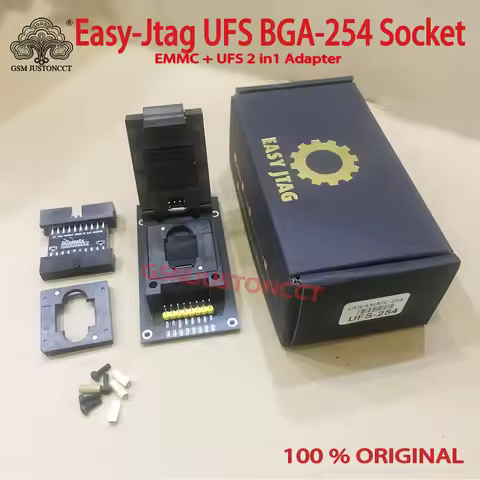 2025 Newest ORIGINAL Easy-Jtag Plus UFS BGA-254 Socket / EMMC254(EMMC +UFS2IN1) Adapter for EASY JTA