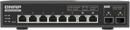 QNAP 8-Port Multi-Gig 10GbE Lite-Managed Network Switch (QSW-L3208-2C6T-US) – 6× 10/5/2.5/1G RJ-45, 