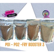 PO1 - PO2 - PO3 - FRY Booster 3 Aquafeeds by TATEH