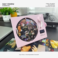 A-6💘Peninsula Iron Box Jay Chou2024Surrounding Desk Calendar Desk DecorationjayHand ShakeLEDClock Calendar Gift Box Spot