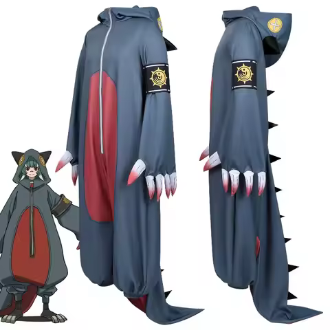 Anime GACHIAKUTA Cosplay Costume Guita Li Glaze Jumpsuit Pajama Set Full Comic Character Role Play O