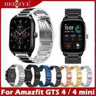 Metal Stainless Steel Strap For Amazfit GTS 4 / GTS 4 mini strap smart watch Stainless Steel smartwa