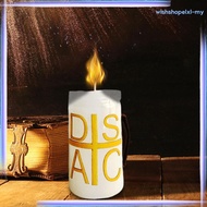 [WishshopelxlMY] Catholic Candle Christian Festivals Candle Ornament for Desktop Office Decor