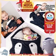 Clearance Sales!! Baby Shark Sleeping Bag (0-12 Months) Polyester+Cotton Material