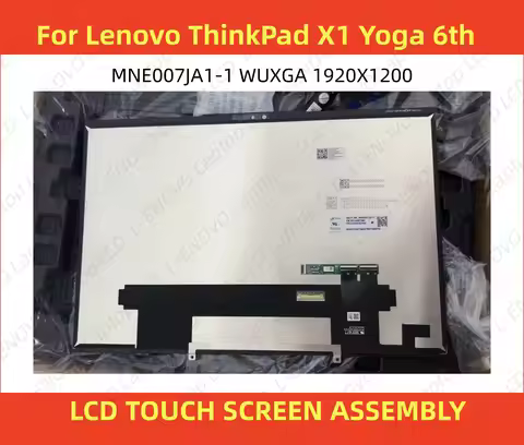 For Lenovo ThinkPad X1 Yoga 6th Touch Screen MNE007JA1-1 WUXGA 1920*1200 EDP 30PIN X1 Yoga 6 GEN LCD