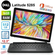 Dell Latitude 5285 2in1 Convertible Laptop 12.3 Inch FHD+ Touch Screen Intel Core i7-7600U 16GB RAM 