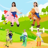 Funny Costume Funny Animal Mount Inflatable Clothes Halloween Cartoon Performance Costume Doll Costu