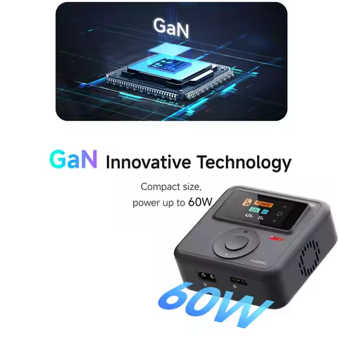 ISDT 405AC 60W 5A Smart Charger XT60 for 1~4S LiFe LiHv LiPo 1~7S Pb 1~12S NiMH/Cd Battery