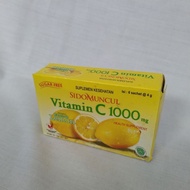 Sido MUNCUL VITAMIN C 1000MG lemon Powder 6's 4gr jaya Endurance