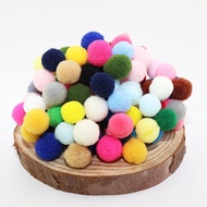 Pompom 150 Mixed Color Tablets Size 1.0cm 1.5cm 2.0cm 2.5cm 3.0cm, Multicolored Baby Toys, pom poms